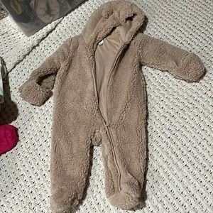 Baby gap Bear zip sack.